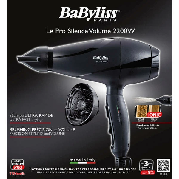 Babyliss Travel Dry 2000 W 6713DCHE - Sèche-cheveux 4 Babyliss Travel Dry 2000 W 6713DCHE - Sèche-cheveux – Image 2