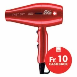 Solis Fast Dry Type 381 Rouge - Sèche-cheveux