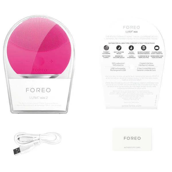 Foreo Luna Mini 2 Fuchsia - Wellness ⋅ Produits De Beauté 5 Foreo Luna Mini 2 Fuchsia - Wellness ⋅ Produits De Beauté – Image 3