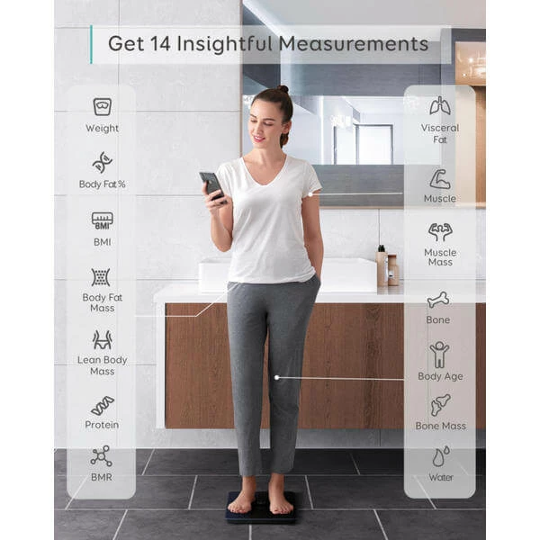 Eufy By Anker Pèse-personne Smart Scale Bleu Foncé - Pèse-personne 5 Eufy By Anker Pèse-personne Smart Scale Bleu Foncé - Pèse-personne – Image 3